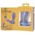Smile - plug anal vibratório - silicone azul