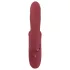Javida - vibrador rabbit com estimulador de clitóris recarregável - vermelho
