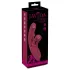 Javida - vibrador rabbit com estimulador de clitóris recarregável - vermelho