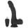 Naked Addiction - vibrador realístico rotativo e pulsante - silicone preto