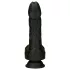 Naked Addiction - vibrador realístico rotativo e pulsante - silicone preto