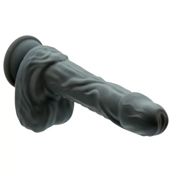 Naked Addiction - vibrador realístico rotativo e pulsante - silicone preto