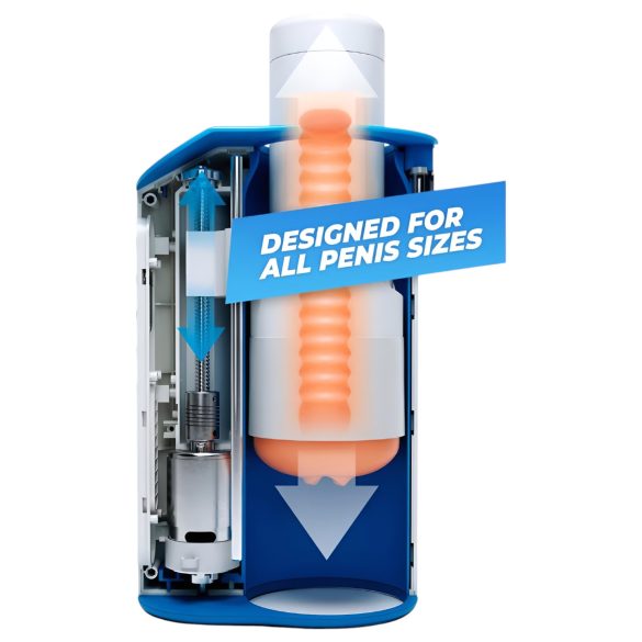 Autoblow A.I. Ultra - masturbador com boca ultra realista (branco)