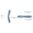 Svakom Ava Neo - vibrador inteligente com movimento de vaivém (azul)