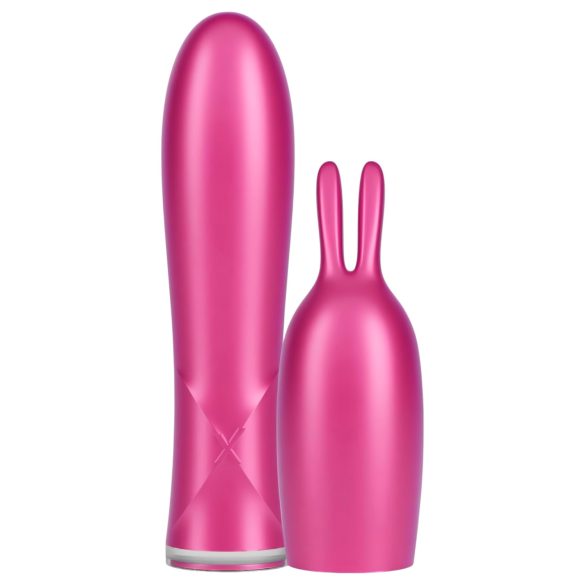 Durex Tease & Vibe - vibrador com estimulador clitoriano coelho - rosa