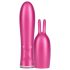Durex Tease & Vibe - vibrador com estimulador clitoriano coelho - rosa