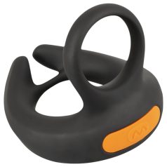   Rebel - anel peniano vibratório e vibrador para escroto - silicone preto