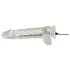 Crystal - Vibrador com ventosa (transparente)