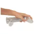 Crystal - Vibrador com ventosa (transparente)