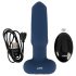 ANOS - vibrador anal com língua - silicone azul