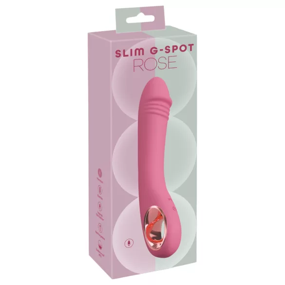 You2Toys - vibrador ponto G recarregável - silicone rosa