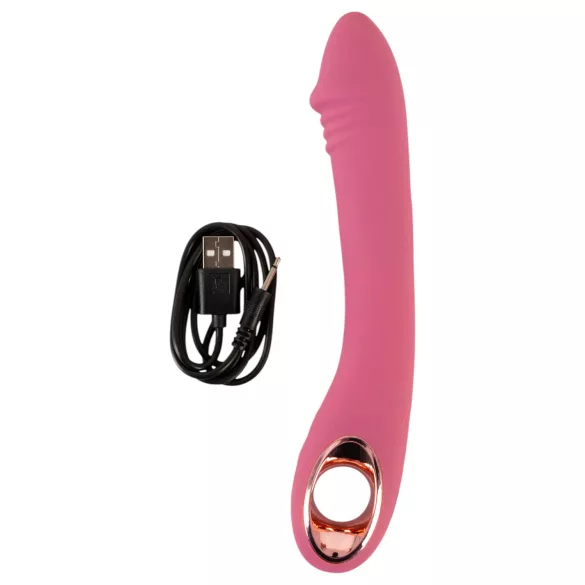 You2Toys - vibrador ponto G recarregável - silicone rosa