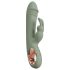 You2Toys - vibrador com estimulador clitoriano - silicone verde