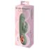 You2Toys - vibrador com estimulador clitoriano - silicone verde