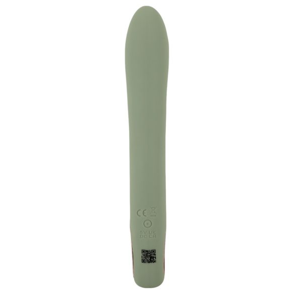 You2Toys - vibrador com estimulador clitoriano - silicone verde