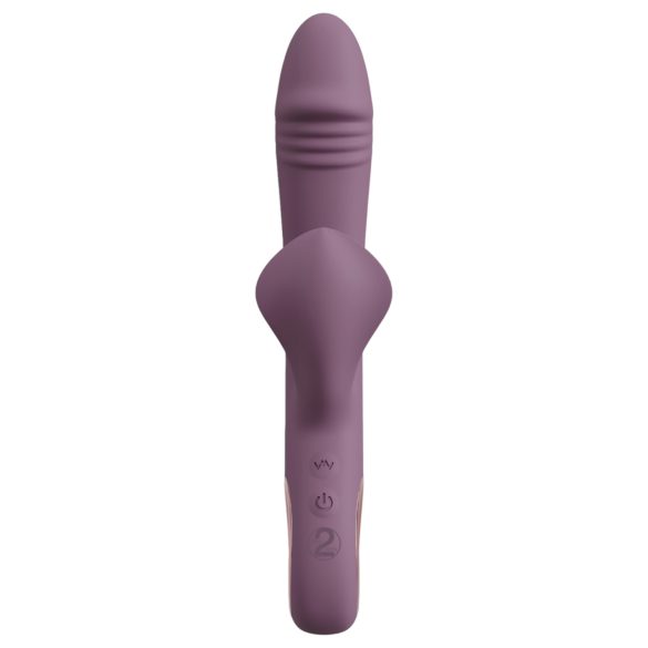 You2Toys - vibrador triplo recarregável - silicone roxo