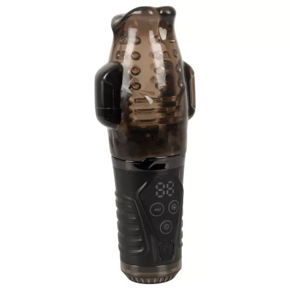 Stroker - masturbador masculino sugador e vibratório - cinza