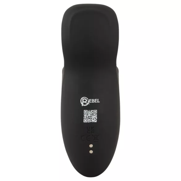 Rebel - masturbador peniano vibratório com braço móvel - preto