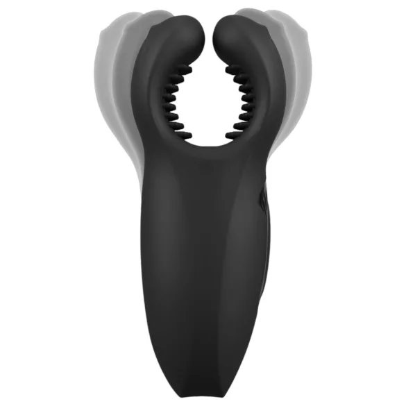 Rebel - masturbador peniano vibratório com braço móvel - preto