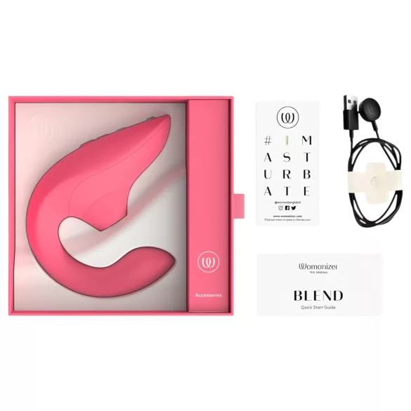 Womanizer Blend - Vibrador de ponto G e estimulador de clitóris (coral)