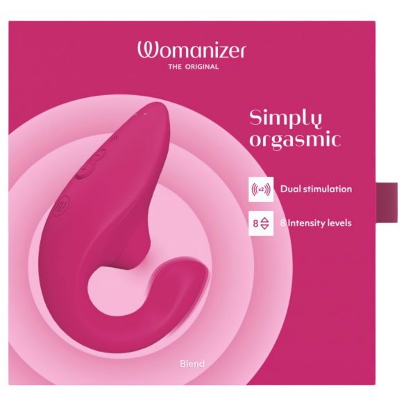Womanizer Blend - vibrador de ponto G e estimulador de clitóris (rosa)