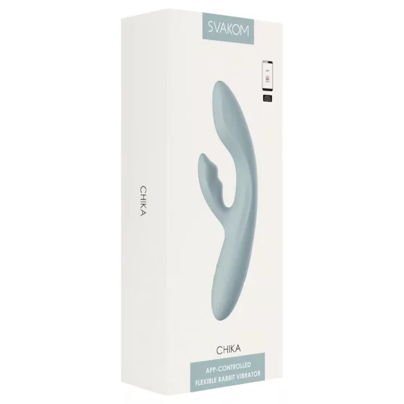 Svakom Chika - Vibrador com braço para clitóris controlado por app (cinza)
