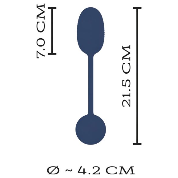 You2Toys Intense RC - ovo vibratório com controle remoto - silicone preto