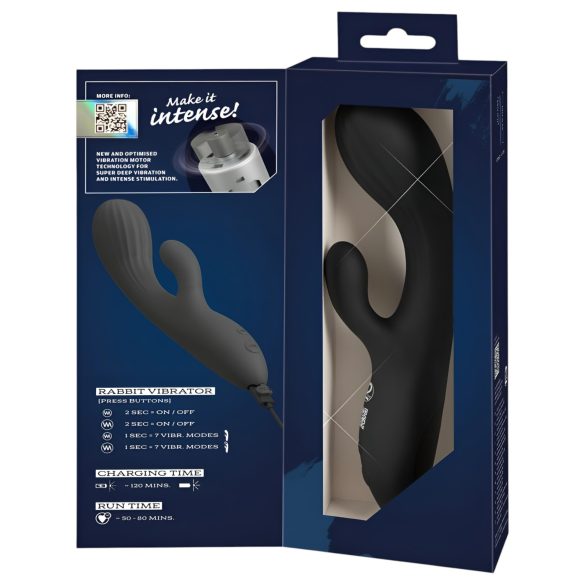 You2Toys Intense - Vibrador com braço clitoriano e ponto G (preto)