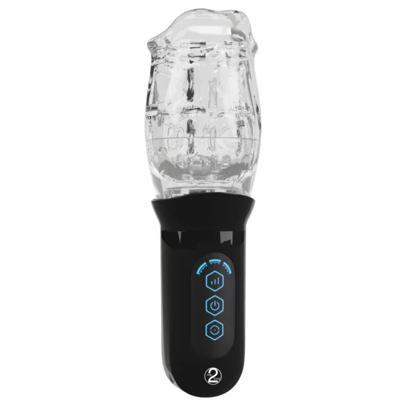 Stroker - masturbador masculino vibratório rotativo - transparente