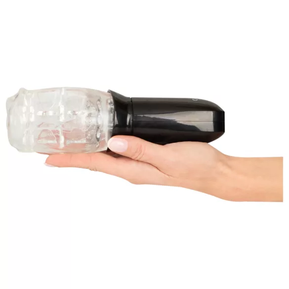 Stroker - masturbador masculino vibratório rotativo - transparente