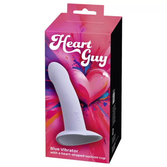 You2Toys - vibrador clitóris formato coração - silicone azul