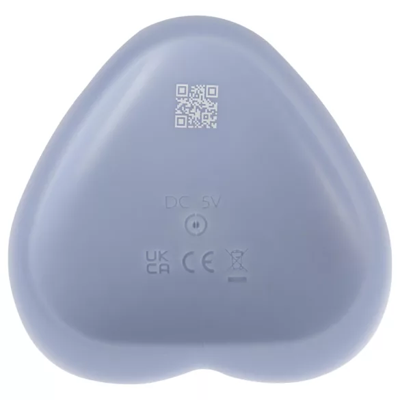You2Toys - vibrador clitóris formato coração - silicone azul