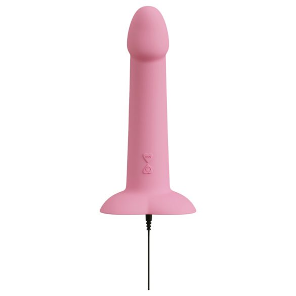 You2Toys - vibrador com coração - silicone rosa