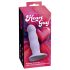 You2Toys - vibrador em formato de coração - silicone - roxo