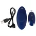 Smile - vibrador de calcinha ultrafino com controle remoto - azul