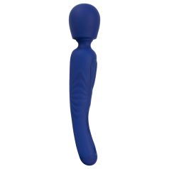 Smile - vibrador massageador língua 2 em 1 - silicone azul