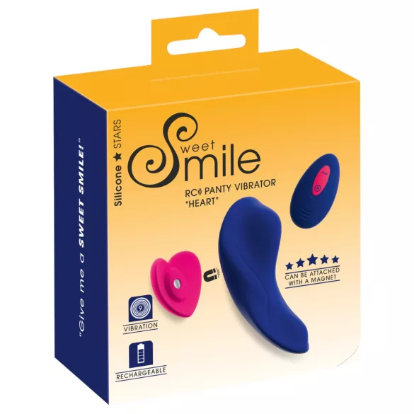 Smile RC Panty - vibrador para calcinha com controle remoto - azul