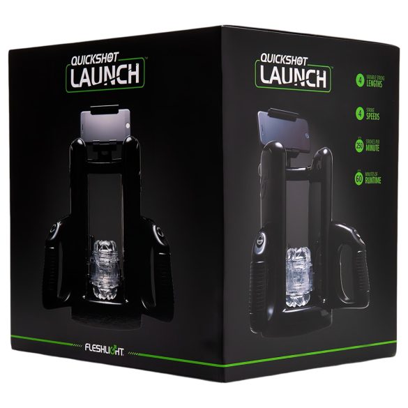Fleshlight Quickshot Launch - adaptador para masturbador masculino - preto