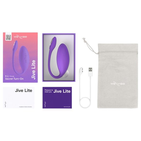 We-Vibe Jive Lite - ovo vibratório recarregável inteligente - silicone lilás