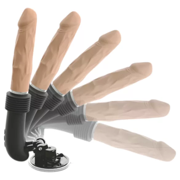 You2Toys - Máquina de sexo com controle remoto - vibrador empurrador - cor pele