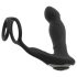 Rebel - vibrador próstata com movimento de impulso - silicone preto