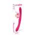 Couples Choice - vibrador dupla ponta - silicone rosa