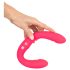 Couples Choice - vibrador dupla ponta - silicone rosa