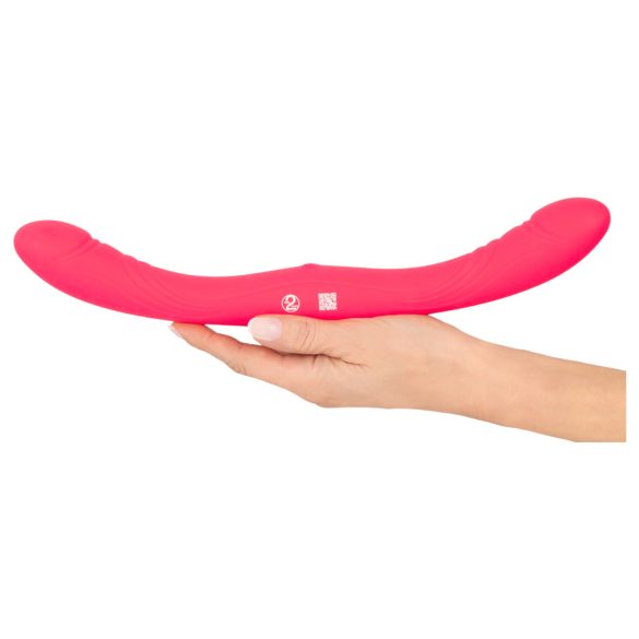 Couples Choice - vibrador dupla ponta - silicone rosa