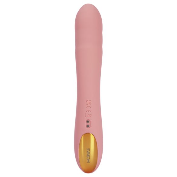 Svakom Ava Neo - vibrador com movimento de empurrar inteligente - silicone rosa