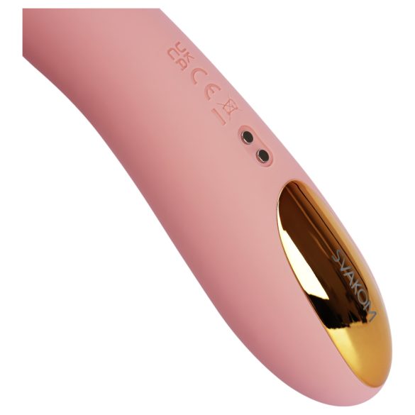 Svakom Ava Neo - vibrador com movimento de empurrar inteligente - silicone rosa