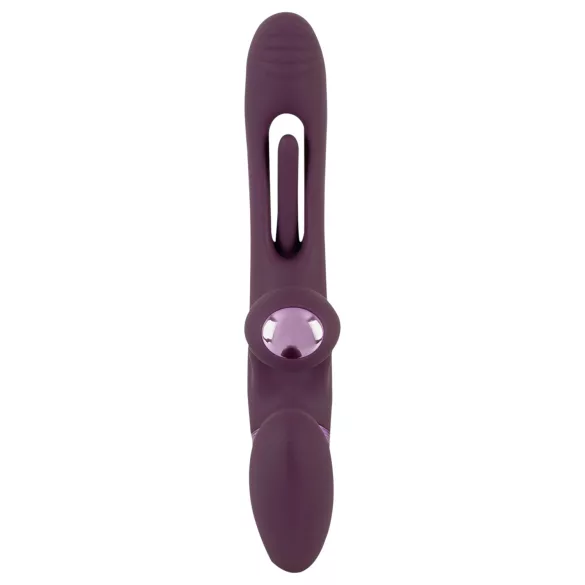 Javida - vibrador de casal sem arnês para usar com cinta (roxo)
