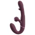 Javida - vibrador de casal sem arnês para usar com cinta (roxo)