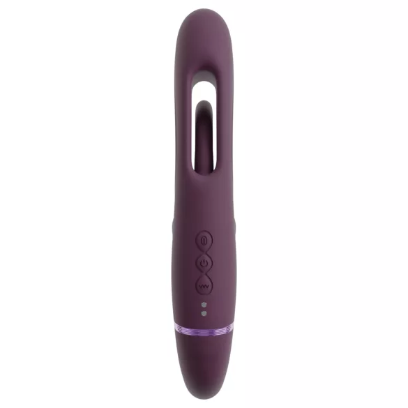 Javida - vibrador de casal sem arnês para usar com cinta (roxo)