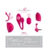 Beau Coeur Koral - ovo vibratório com controle remoto - silicone rosa